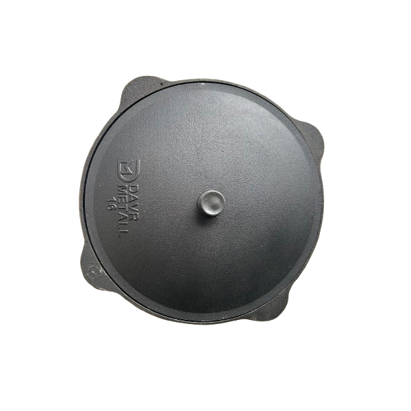 Poliruotas uzbekų kazanas su dangčiu, 16 litrų